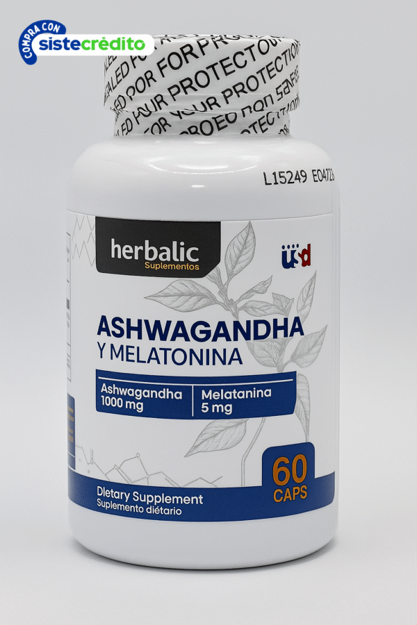Ashawagandha & Melatonina X60 Capsulas "ENVIO GRATIS"