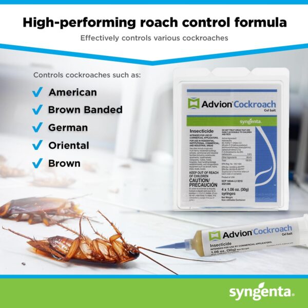 ADVION CEBO DE GEL PARA CUCARACHAS 30g X2