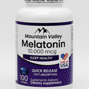 MELATONIN 10.000 mcg X100 Softgels Mountain Valley