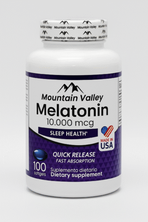 MELATONIN 10.000 mcg X100 Softgels Mountain Valley