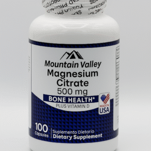 MAGNESIUM CITRATE 500 mg X100 Capsulas Mountain Valley