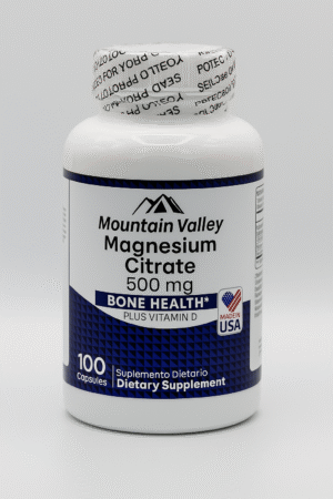 MAGNESIUM CITRATE 500 mg X100 Capsulas Mountain Valley