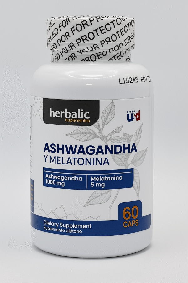 ASHWANGANDHA & MELATONINA X60 Capsulas