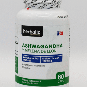 ASHWAGANDHA  & MELENA DE LEÓN X60 Capsulas Herbalic