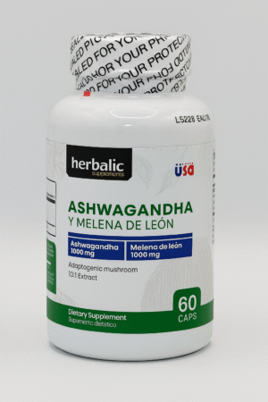ASHWAGANDHA  & MELENA DE LEÓN X60 Capsulas Herbalic