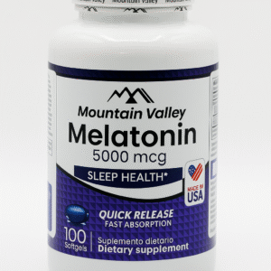 MELATONIN 5000 mcg X100 Softgels Mountain Valley