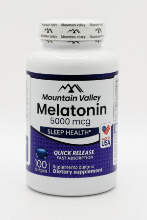 MELATONIN 5000 mcg X100 Softgels Mountain Valley