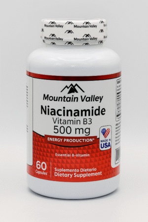 NIACINAMIDE Vitamin B3 500 mg X60 Capsulas Mountain Valley