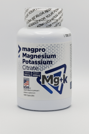 MAGNESIUM & POTASSIUM Citrate X100 Capsulas Magpro