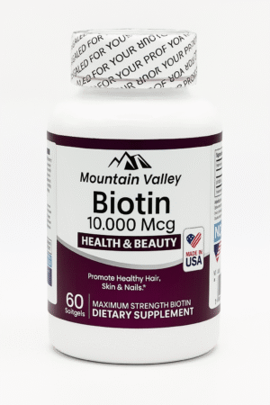 BIOTIN 10.000 mcg X60 Softgels Mountain Valley