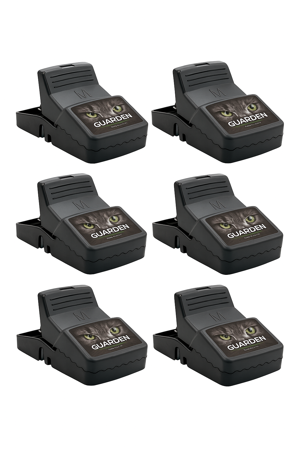 Trampa para Ratas, interiores y exteriores para ratones, ratas - fácil de instalar, potente broche X6