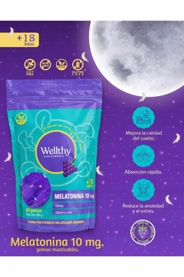 MELATONINA 10mg Gomas x60